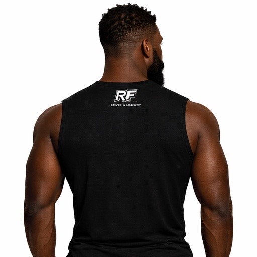 SLEEVELESS COMPRESSION SHIRT- BLACK