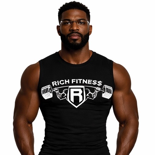SLEEVELESS COMPRESSION SHIRT- BLACK