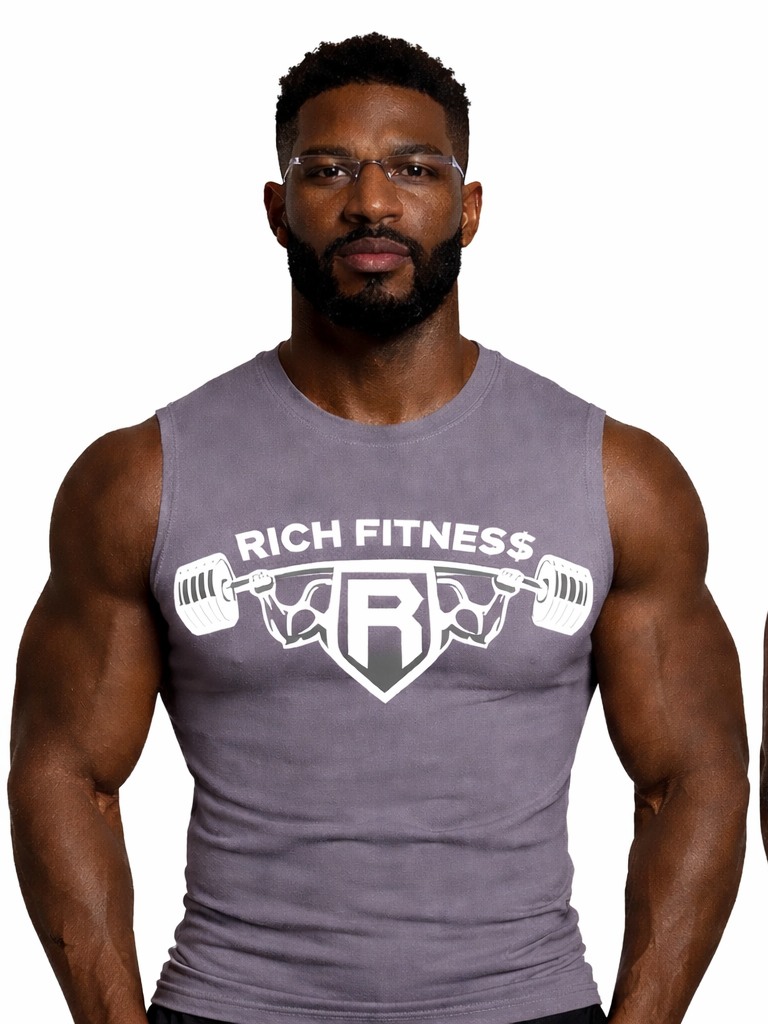 SLEEVELESS COMPRESSION SHIRT- GREY